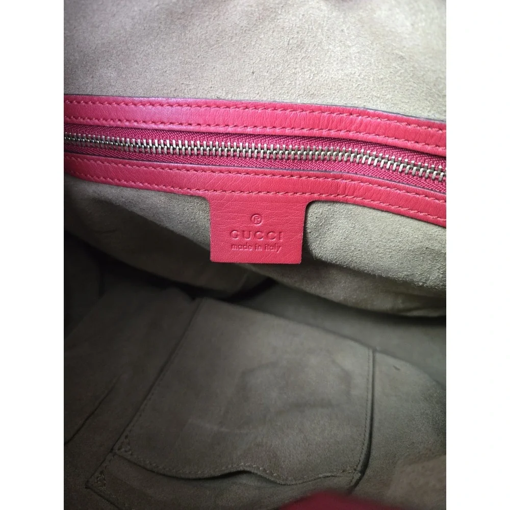 Gucci Hobo Supreme bag 41430 red brown pink‎